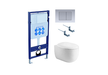 Сет унитаз + инсталляция Aquatek SET AQUATEK АЛЬТАИР cm-011 4в1